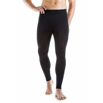 Men's Thermal Long Johns Breathable Base Layer Leggings in Dryarn Fiber and Merino Wool