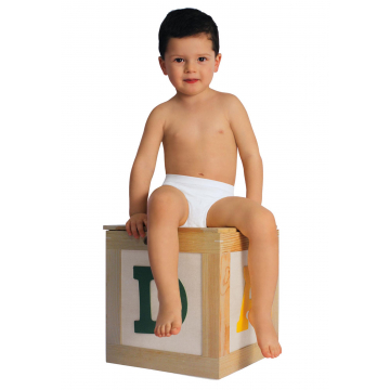 Slip enfant anallergique avec fibre de lait taille unique 6-36 mois