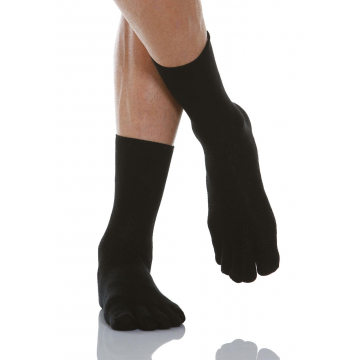 Chaussettes à orteils pour diabétiques avec fibre d'argent X-Statique