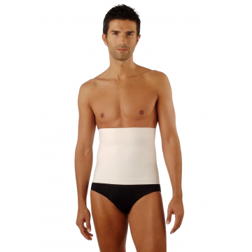 Ceinture thermique unisexe en laine Mérinos - Hauteur 28 cm