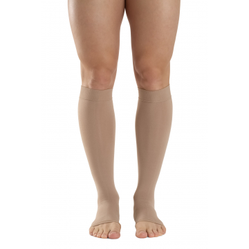 Open-Toe Knee-Highs Compression Socks in Microfibre 23-32 mmHg - Class 2 – Medical Premium Line