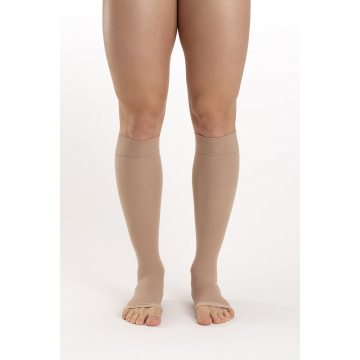 Open-toe anti-embolism knee high socks 25-32 mmHg - K2 for hospitalization