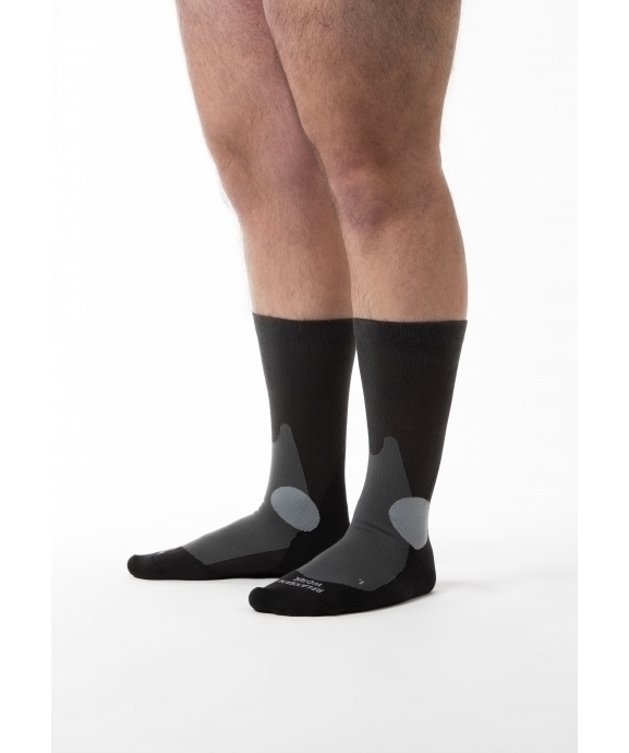 Chaussettes de compression graduee en Cordura 18 22 mmHg pour chaussures de securite